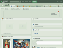 Tablet Screenshot of cachal.deviantart.com