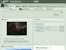 Tablet Screenshot of filly1.deviantart.com