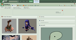 Desktop Screenshot of domiticus.deviantart.com