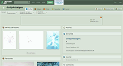 Desktop Screenshot of dontpokebadgers.deviantart.com