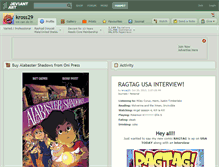 Tablet Screenshot of kross29.deviantart.com