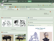 Tablet Screenshot of graphicmanga.deviantart.com
