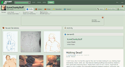 Desktop Screenshot of ilovechunkystuff.deviantart.com