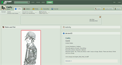 Desktop Screenshot of casity.deviantart.com