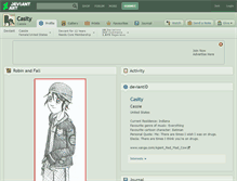 Tablet Screenshot of casity.deviantart.com