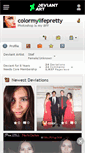 Mobile Screenshot of colormylifepretty.deviantart.com