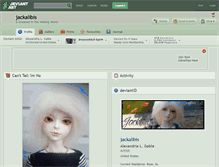 Tablet Screenshot of jackalibis.deviantart.com