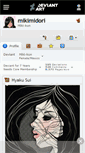 Mobile Screenshot of mikimidori.deviantart.com