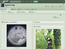 Tablet Screenshot of nachtschwinge.deviantart.com