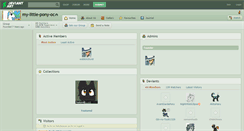 Desktop Screenshot of my-little-pony-oc.deviantart.com