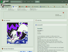 Tablet Screenshot of inuneko.deviantart.com