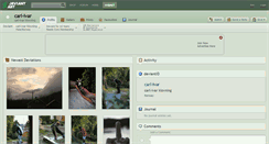 Desktop Screenshot of carl-ivar.deviantart.com
