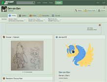 Tablet Screenshot of dev-on-dev.deviantart.com