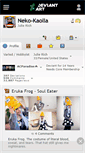 Mobile Screenshot of neko-kaolla.deviantart.com