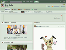 Tablet Screenshot of neko-kaolla.deviantart.com