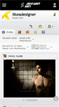 Mobile Screenshot of likeadesigner.deviantart.com
