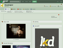 Tablet Screenshot of likeadesigner.deviantart.com