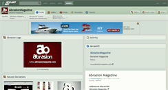 Desktop Screenshot of abrasionmagazine.deviantart.com