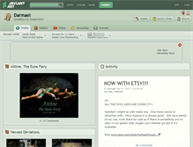 Tablet Screenshot of darmael.deviantart.com