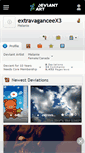 Mobile Screenshot of extravaganceex3.deviantart.com