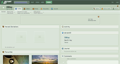 Desktop Screenshot of dbkay.deviantart.com