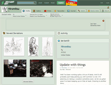 Tablet Screenshot of hiromitsu.deviantart.com
