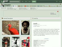 Tablet Screenshot of eloquator.deviantart.com