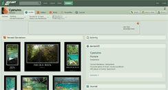 Desktop Screenshot of cyanurex.deviantart.com