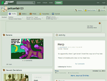Tablet Screenshot of pelicanfab123.deviantart.com