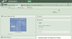Desktop Screenshot of laliah.deviantart.com