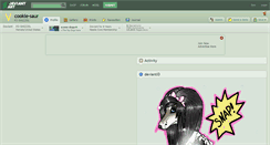 Desktop Screenshot of cookie-saur.deviantart.com