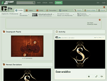 Tablet Screenshot of jilta.deviantart.com