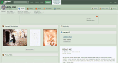 Desktop Screenshot of dollie-club.deviantart.com