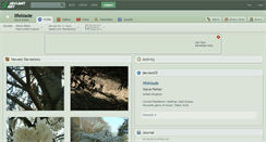 Desktop Screenshot of lifeblade.deviantart.com