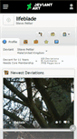 Mobile Screenshot of lifeblade.deviantart.com