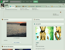 Tablet Screenshot of jo0li.deviantart.com