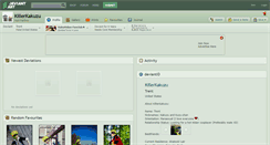 Desktop Screenshot of killerkakuzu.deviantart.com