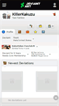 Mobile Screenshot of killerkakuzu.deviantart.com