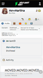 Mobile Screenshot of mewmartina.deviantart.com