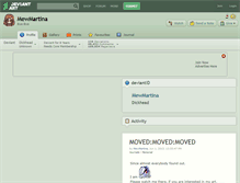 Tablet Screenshot of mewmartina.deviantart.com