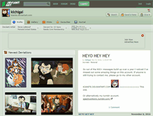 Tablet Screenshot of kichigai.deviantart.com