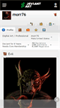 Mobile Screenshot of morr76.deviantart.com