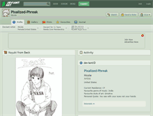 Tablet Screenshot of pixalized-phreak.deviantart.com