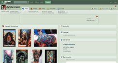 Desktop Screenshot of christianmasot.deviantart.com