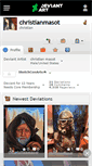 Mobile Screenshot of christianmasot.deviantart.com