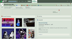 Desktop Screenshot of monochrome-man.deviantart.com