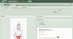 Desktop Screenshot of mo-green.deviantart.com