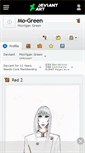 Mobile Screenshot of mo-green.deviantart.com