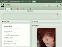 Tablet Screenshot of dawnting.deviantart.com