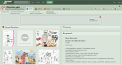 Desktop Screenshot of kine-kun-yaoi.deviantart.com